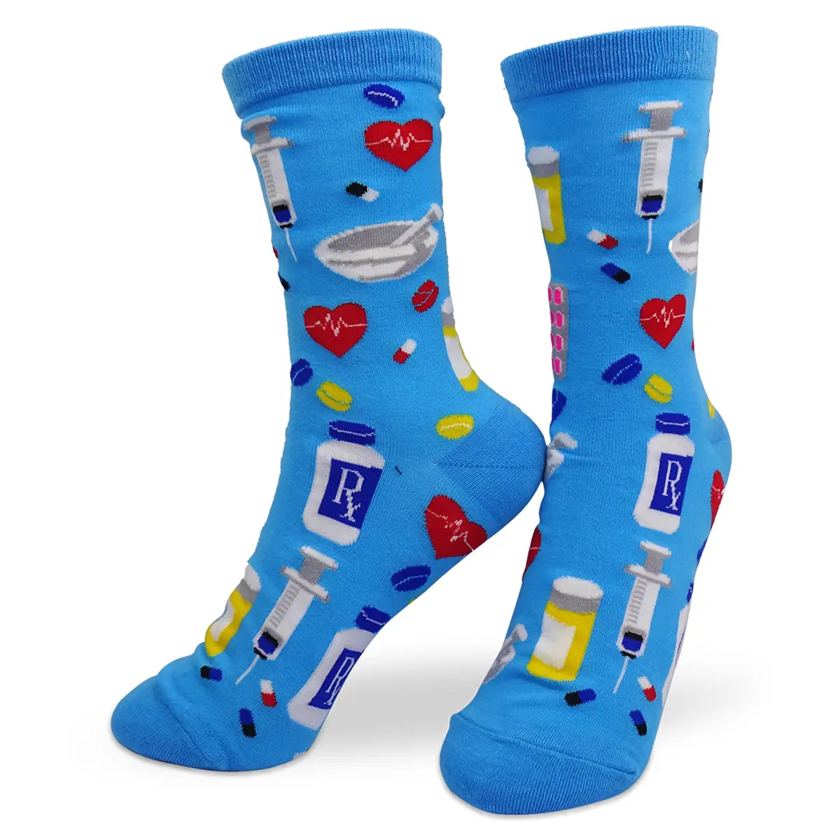 Lustige Medizin Motiv Socken Dose and Go