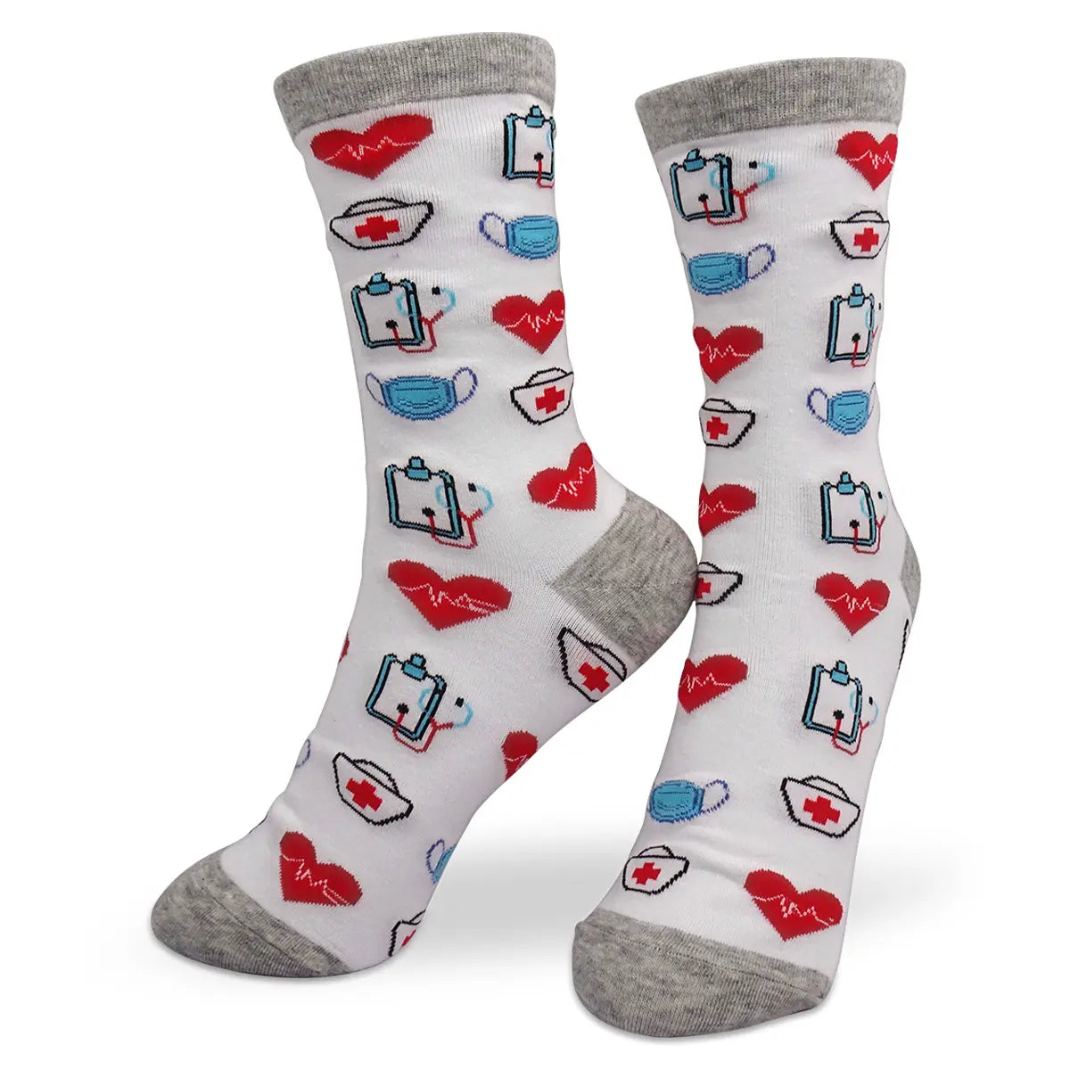 Lustige Medizin Socken Born to Nurse 1