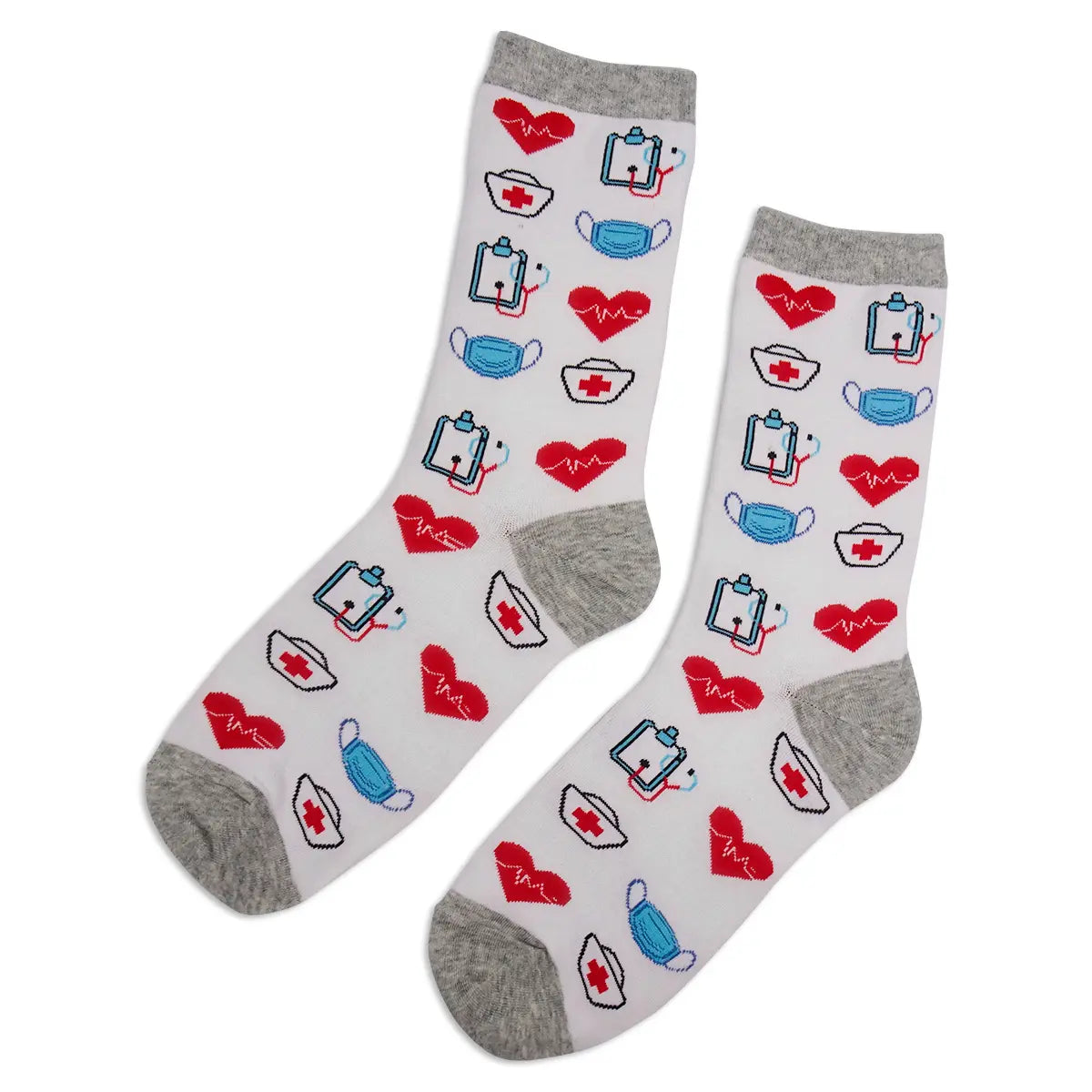 Lustige Medizin Socken Born to Nurse 2