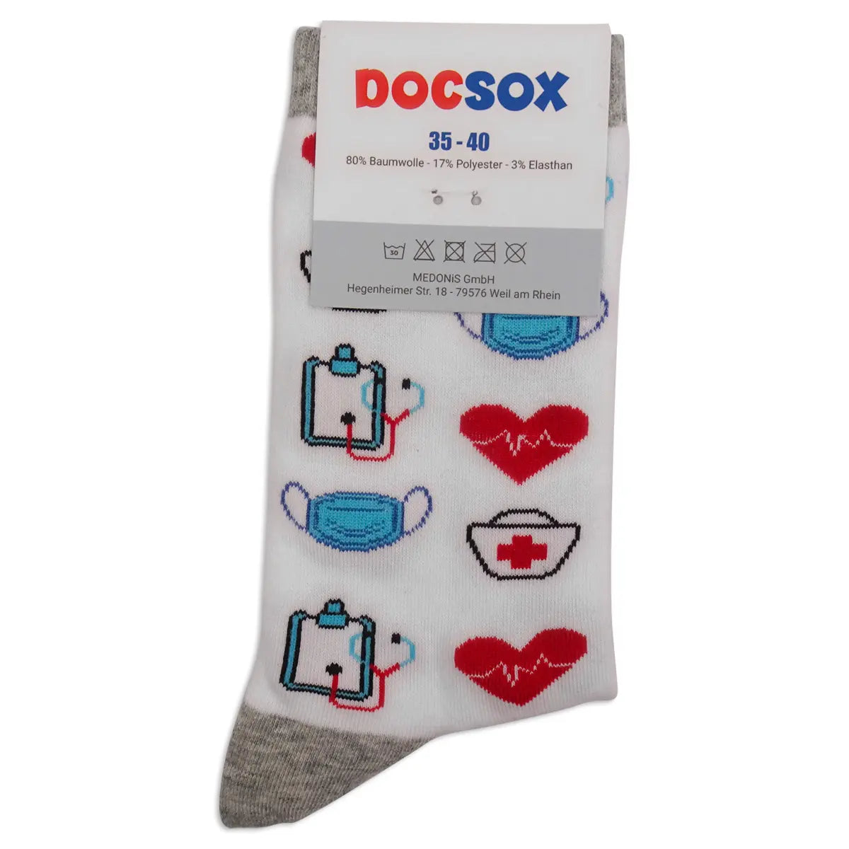 Lustige Medizin Socken Born to Nurse 3