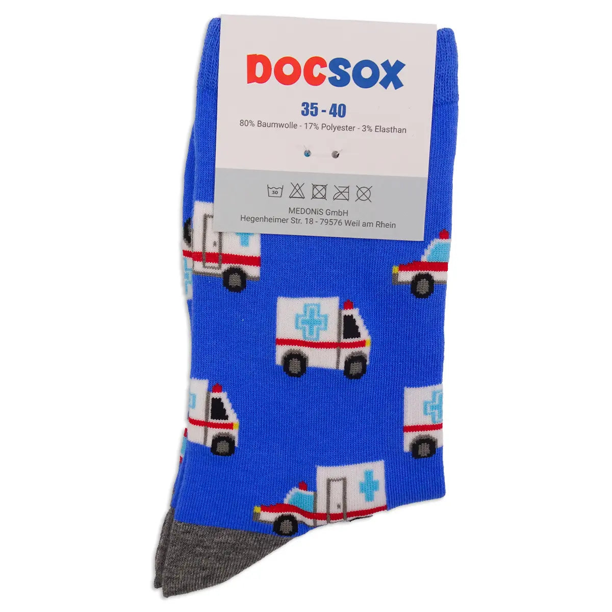 Lustige Medizin Motiv Socken Rapid Rescue
