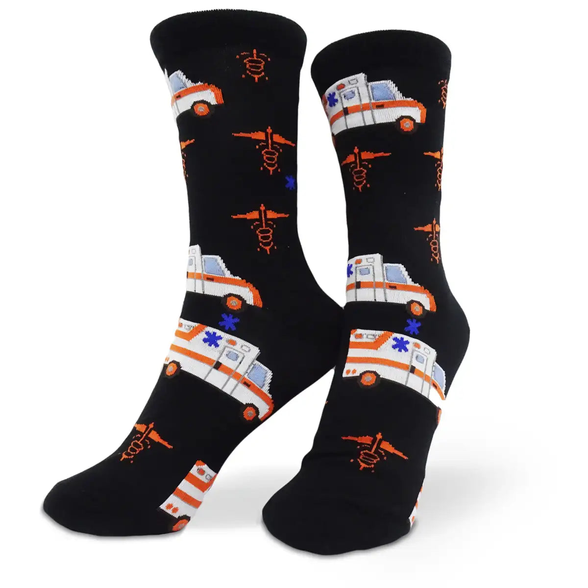 Lustige Medizin Socken mit buntem Arzt Motiv Lifeguard