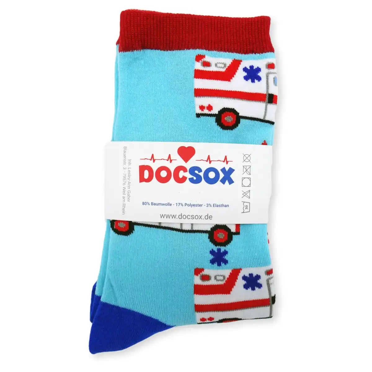 Lustige Medizin Socken mit buntem Arzt Motiv Life Guard - Bequeme und Farbenfrohe Strümpfe