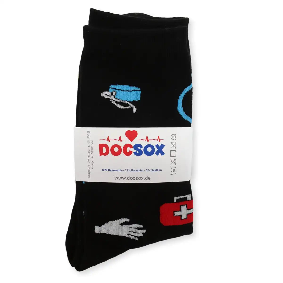 Lustige Medizin Socken mit buntem Arzt Motiv Scrub Life - Bequeme und Farbenfrohe Strümpfe