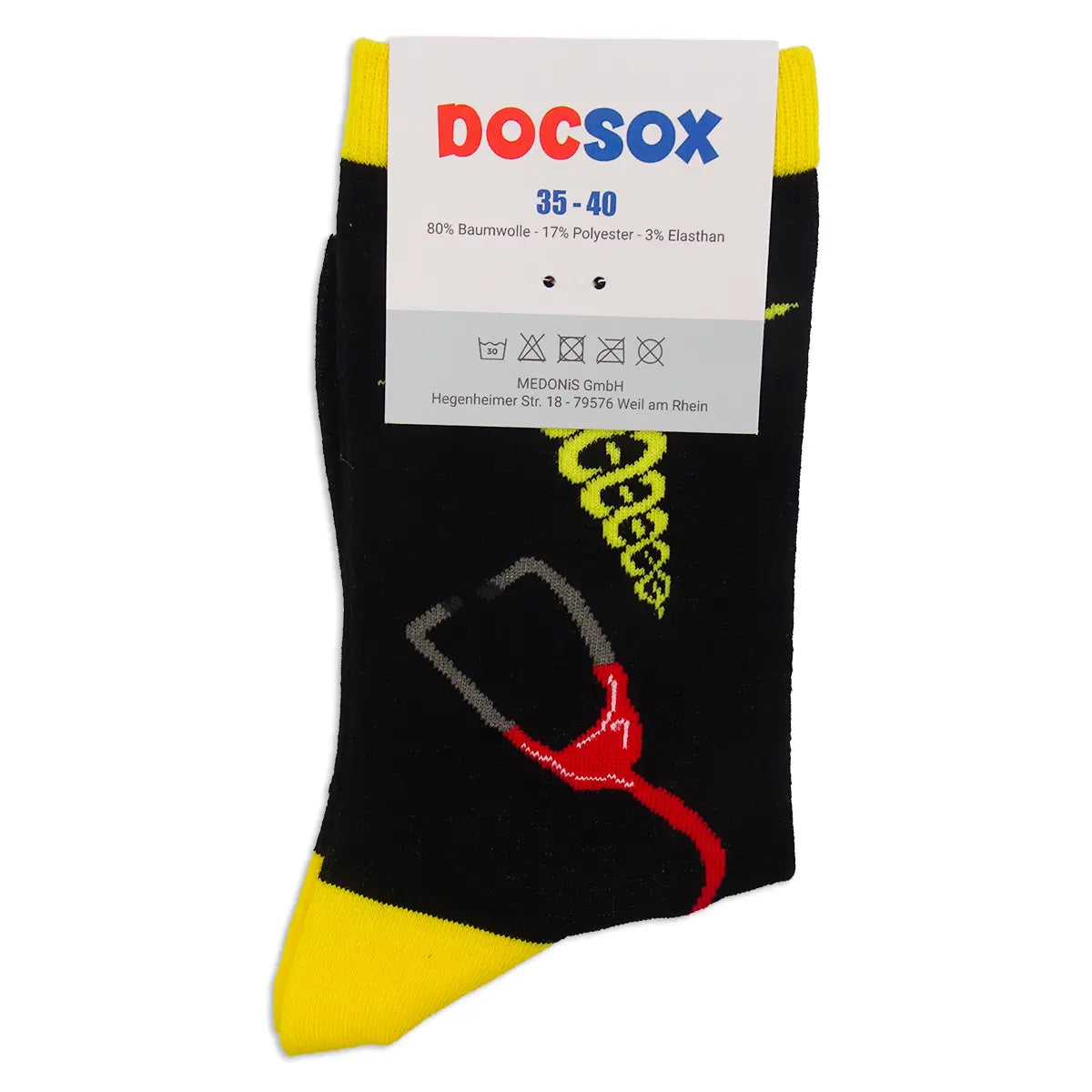 Lustige Medizin Motiv Socken Cadu Socks 
