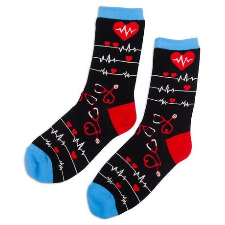 Lustige Medizin Motiv Socken Cardio Care 