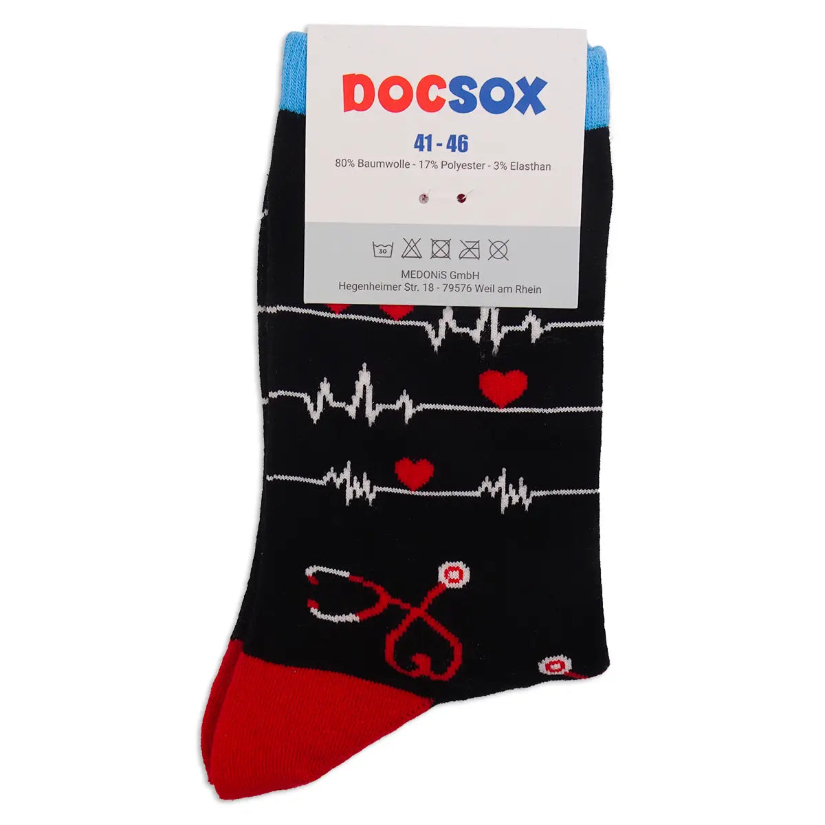 Lustige Medizin Motiv Socken Cardio Care 