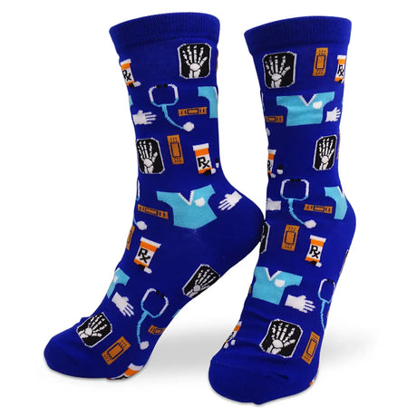 Lustige Medizin Motiv Socken Radiologie 