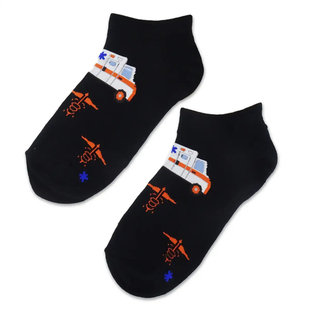 Lustige Medizin Sneaker Socken mit buntem Arzt Motiv Lifeguard