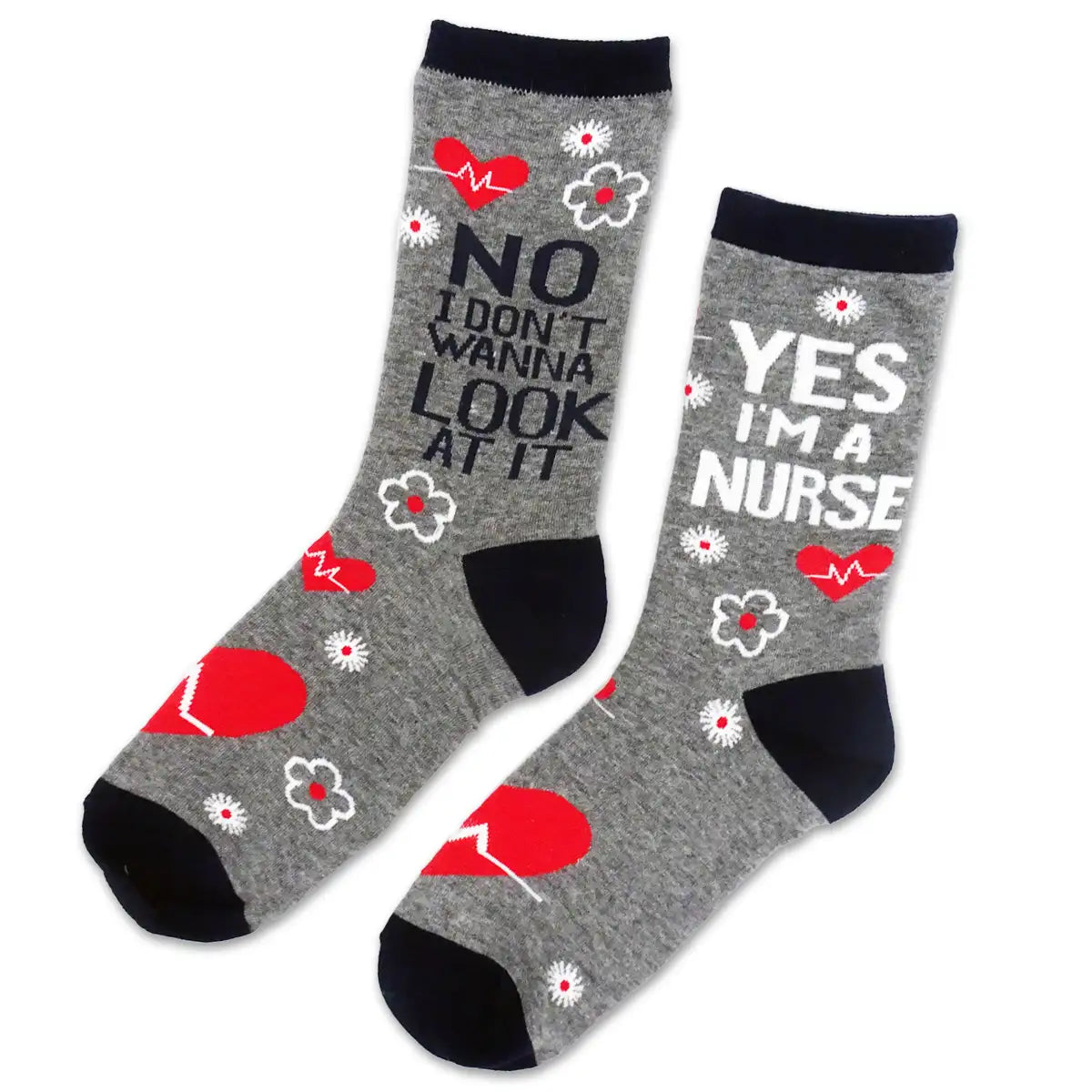 Lustige Medizin Sneaker Socken mit buntem Arzt Motiv Im a Nurse