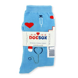 Lustige Medizin Socken mit buntem Arzt Motiv Medizin - Bequeme und Farbenfrohe Strümpfe