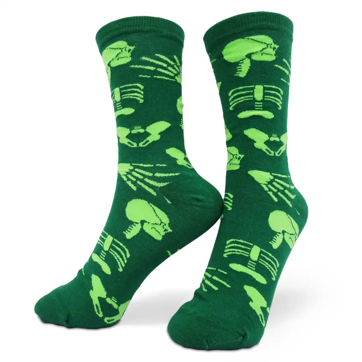 Lustige Medizin Socken mit buntem Arzt Motiv Bones - Bequeme und Farbenfrohe Strümpfe