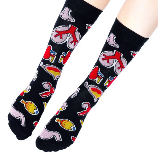 Medizin Socken Anatomie - Lustige Arzt Socken