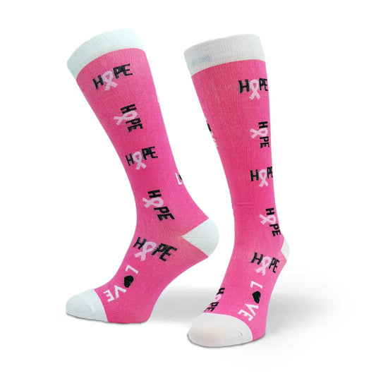 Bunte Kompressionsstrümpfe mit Medizin Motiv Hope - Lustige Socken für Mediziner und Ärzte