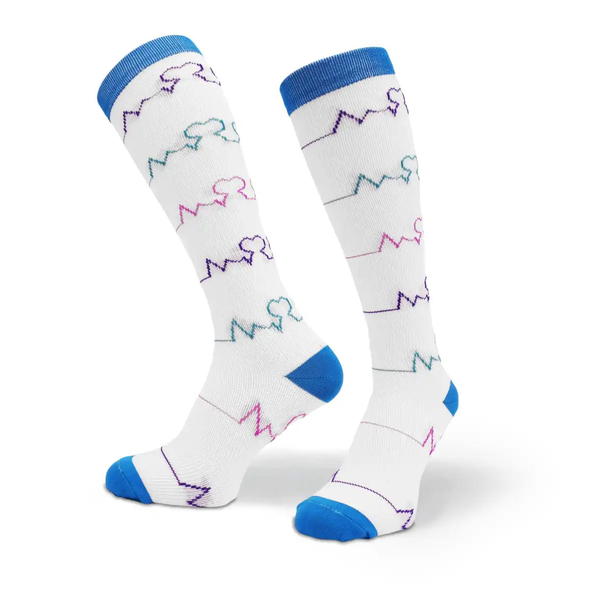 Bunte Kompressionsstrümpfe mit Medizin Motiv Healthcare - Lustige Socken für Mediziner und Ärzte