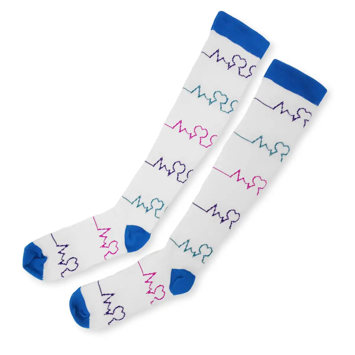 Bunte Kompressionsstrümpfe mit Medizin Motiv Healthcare - Lustige Socken für Mediziner und Ärzte